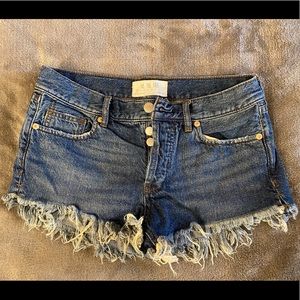 Free People Soft & Relaxed Jean Shorts Size 24